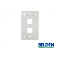 Placa de Pared Belden 2ptos Universal AX102655 